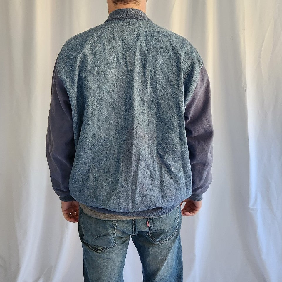 90s Denim Snap Front Jacket
