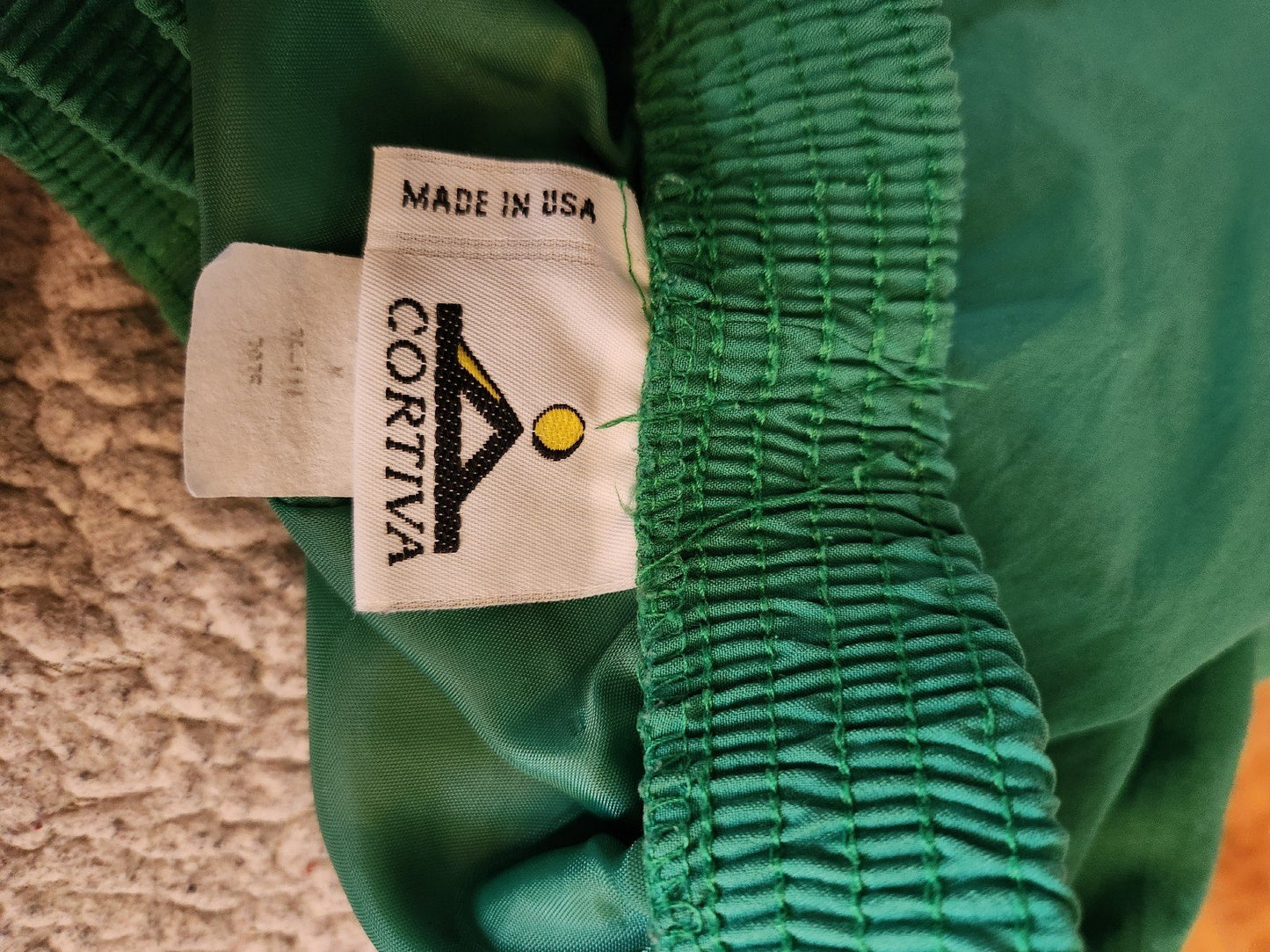 80s Green Windpants