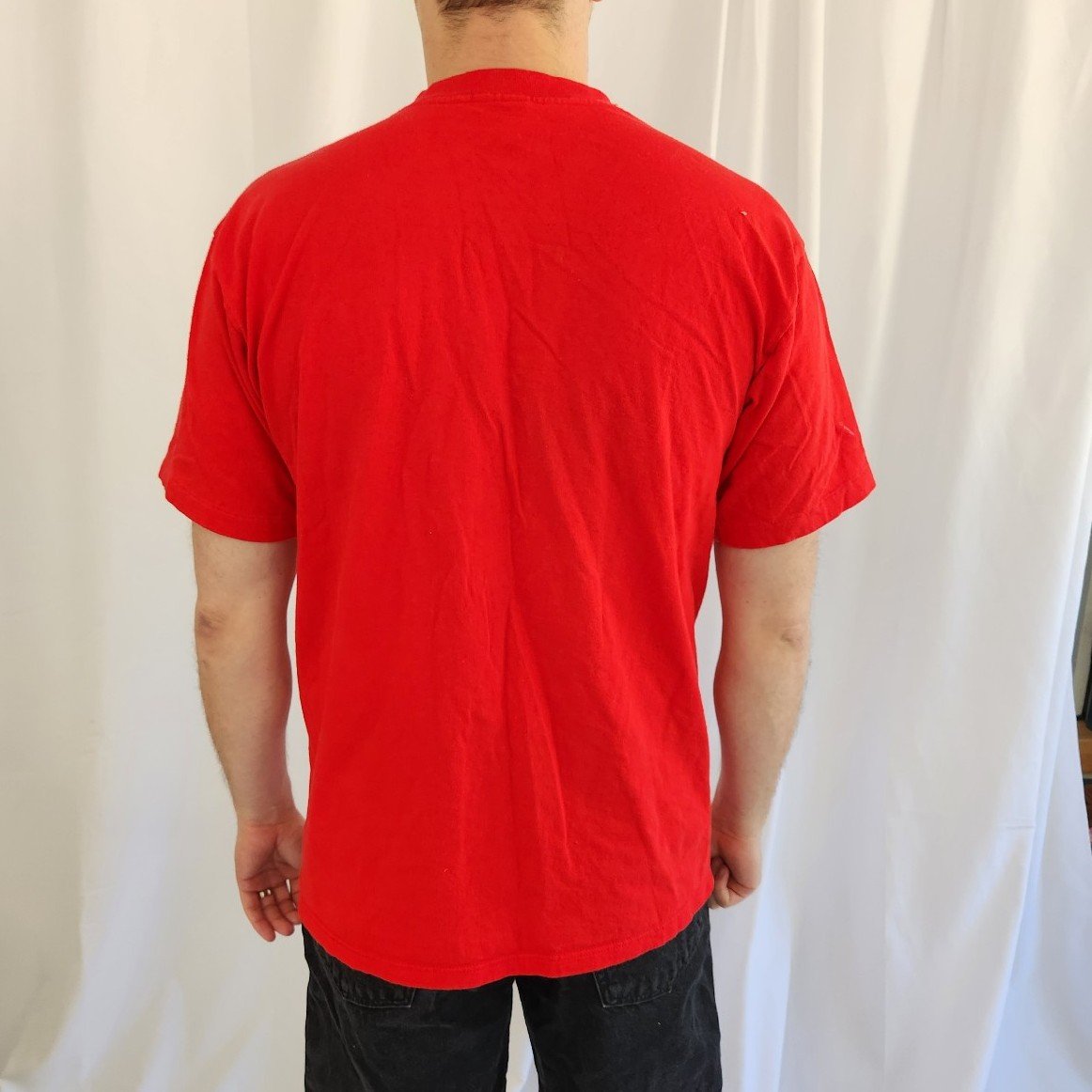 90s Single Stitch Power Zone Red Tee