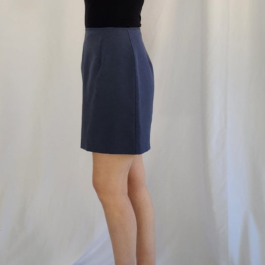 90s Blue Mini Skirt