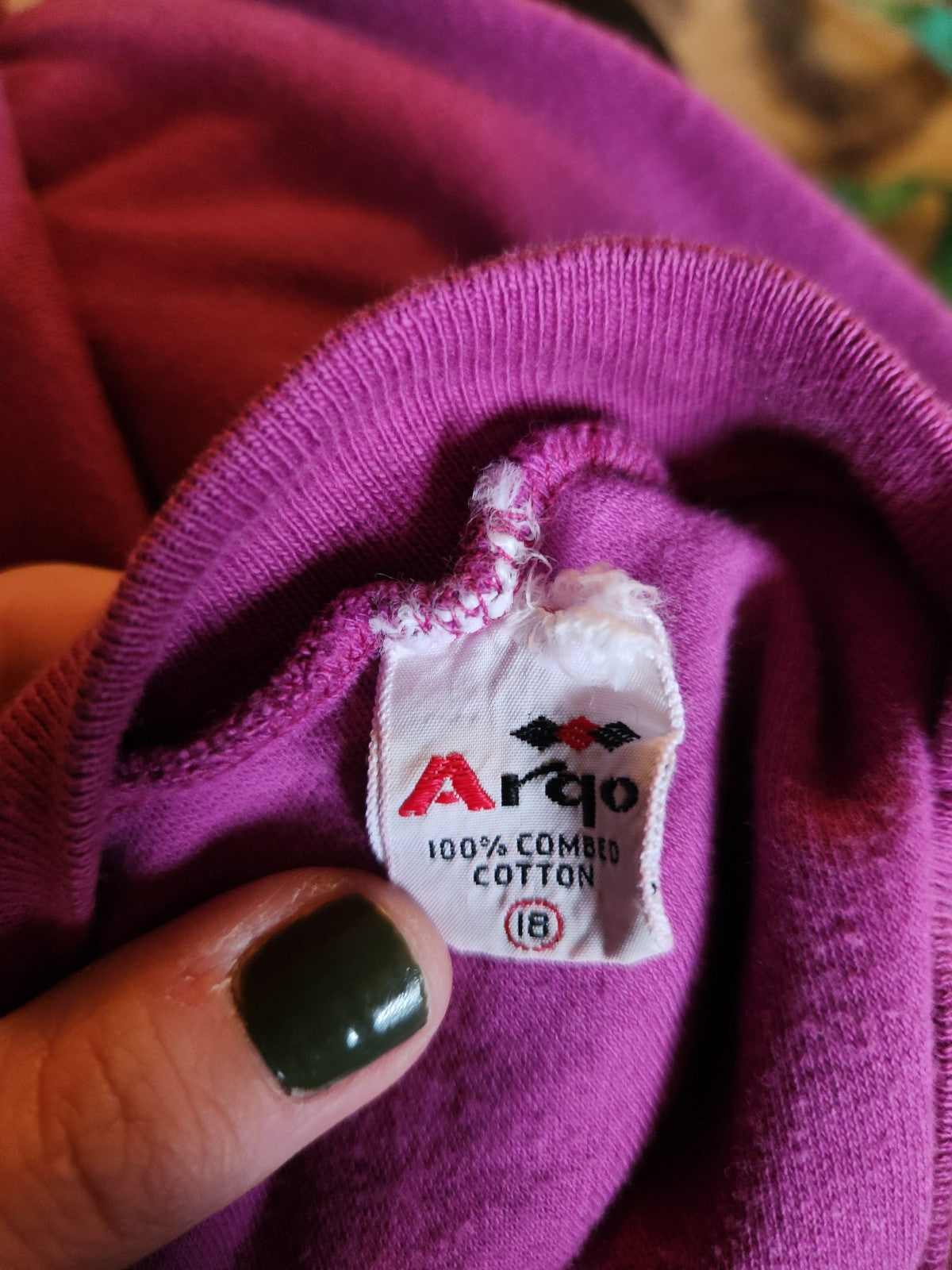 70s Purple Pocket Tee