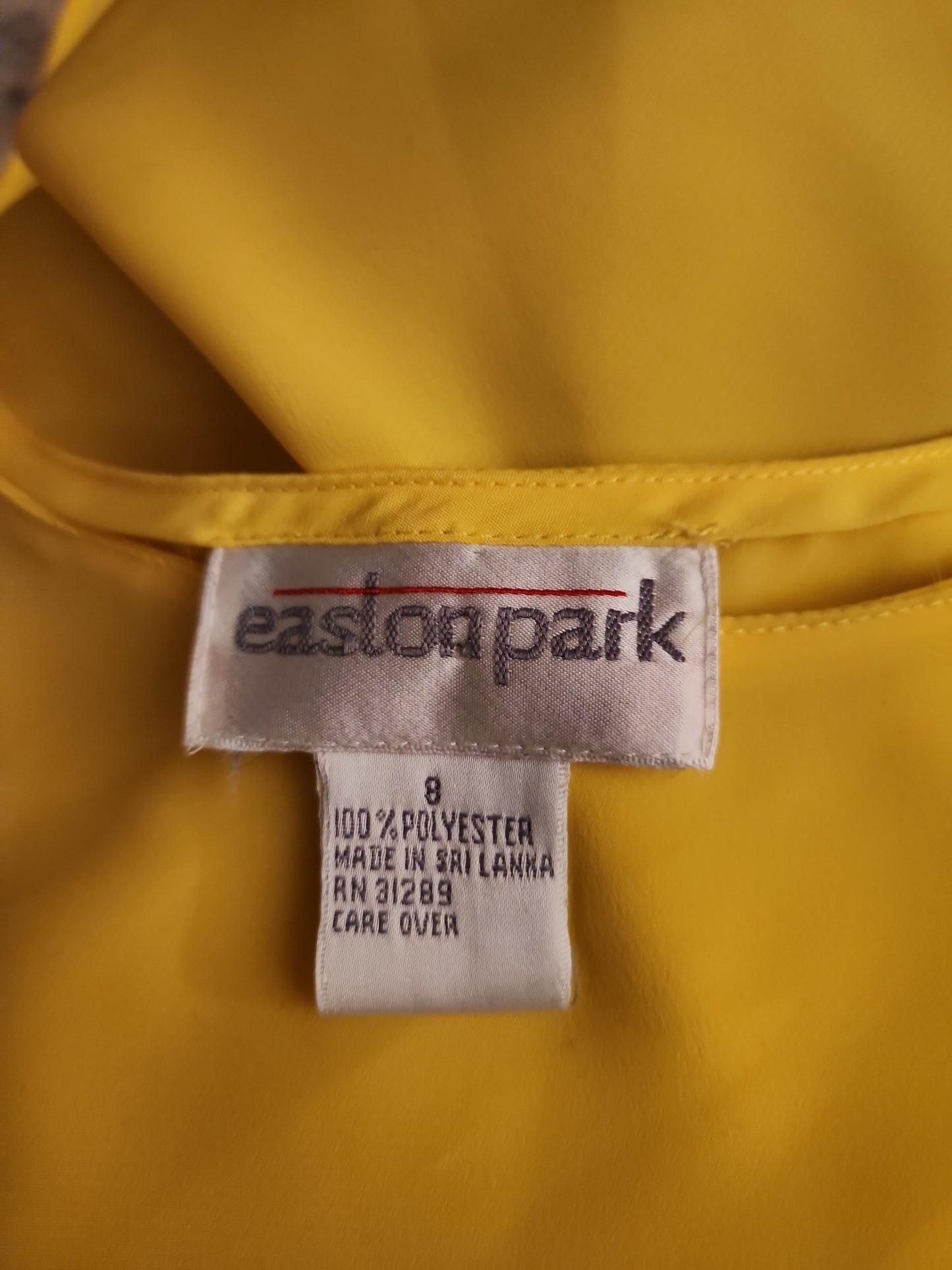 90s Bright Yellow Blouse