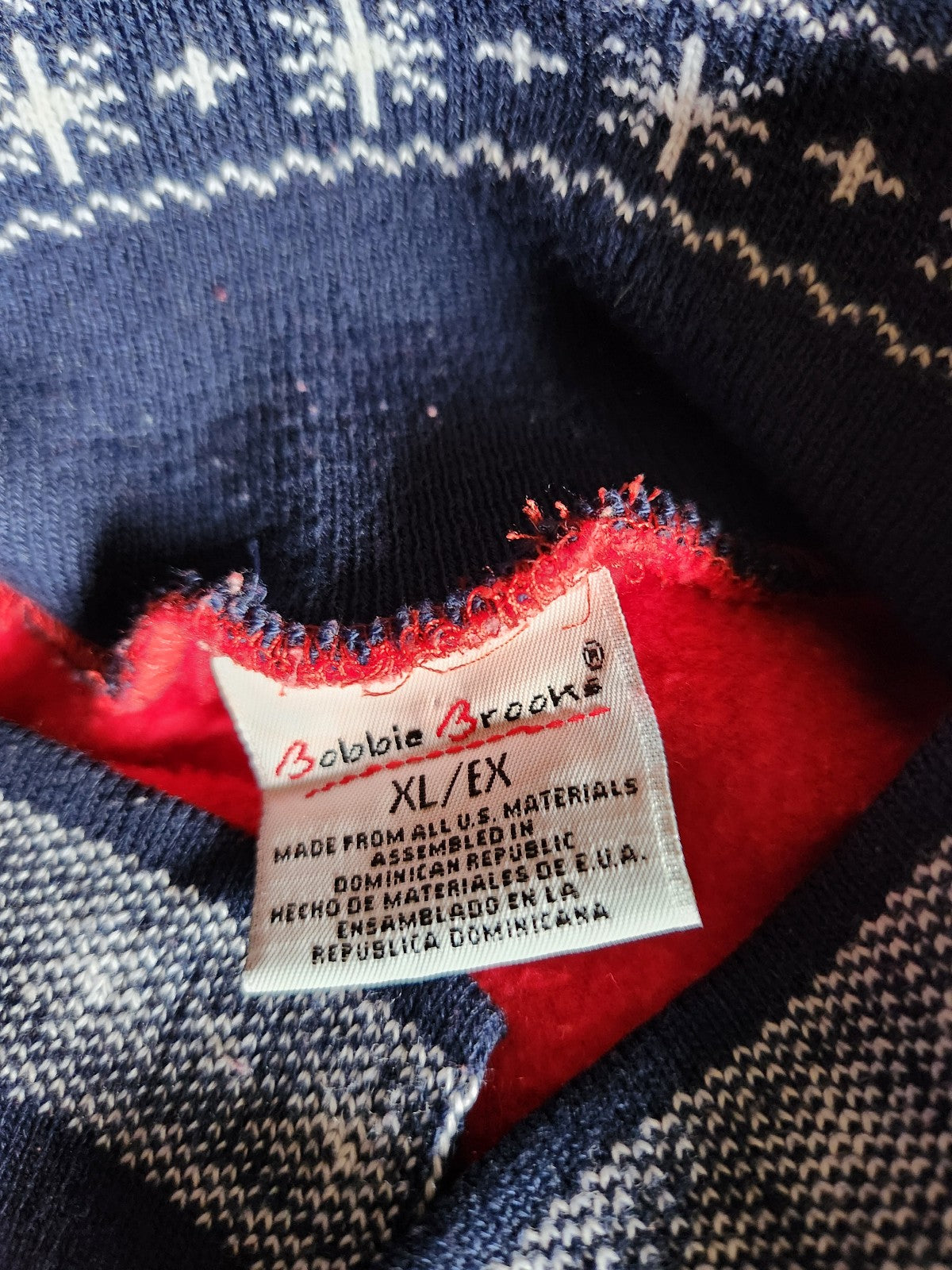 90s Skiing Bear Collared Sweatshirt