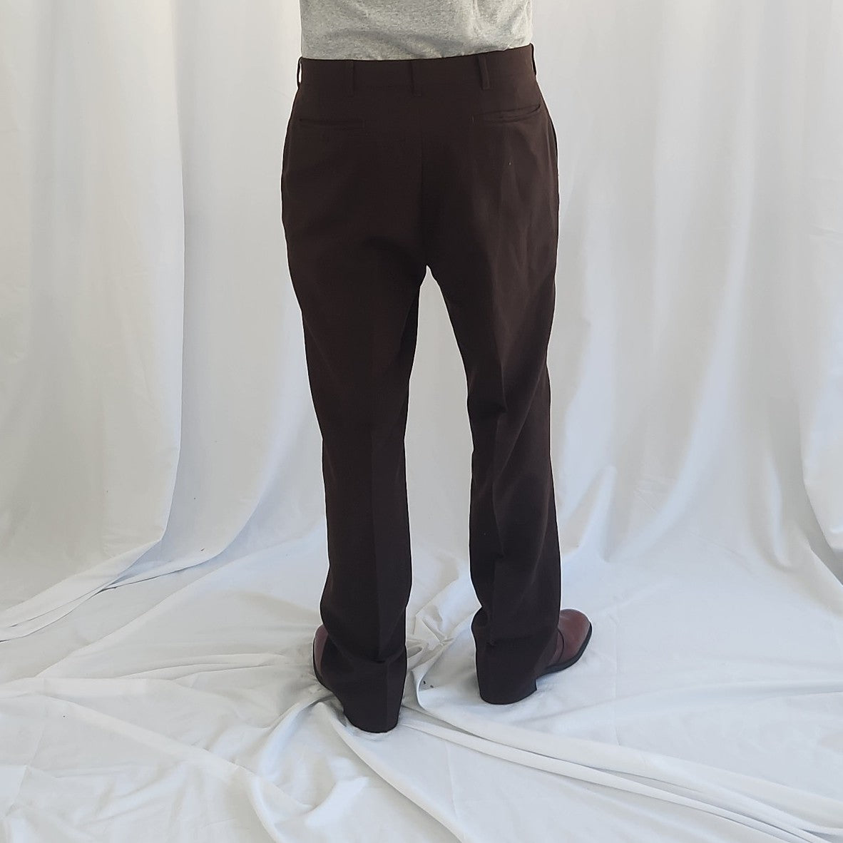 80s/90s Brown Pleated Trousers