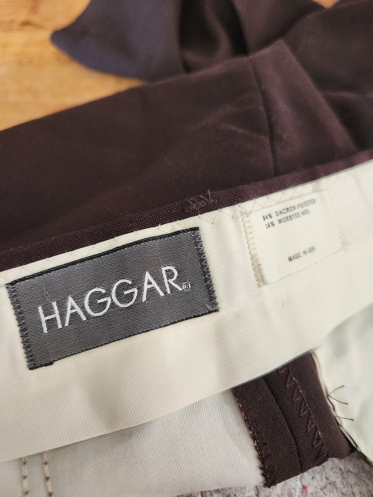 80s/90s Brown Pleated Trousers