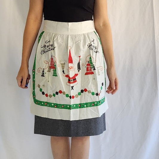 60s Christmas Hostess Apron