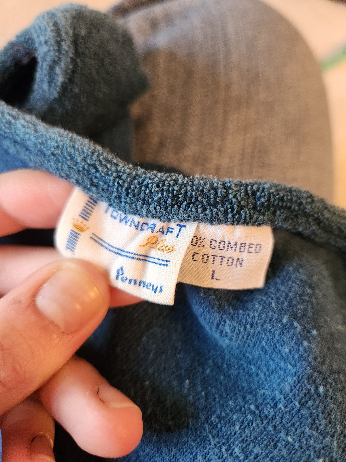 70s Blue Terrycloth Tank Top