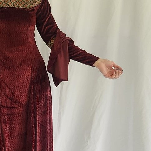 Vintage Pink Velvet Princess Dress