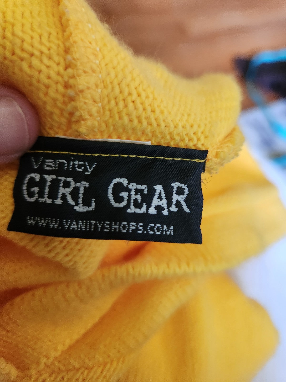 Y2K Yellow Hooded Sweater