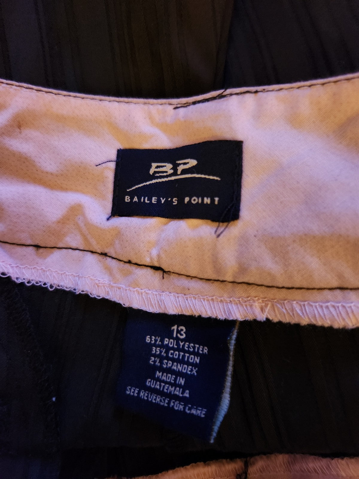 Y2K Black Striped Trousers