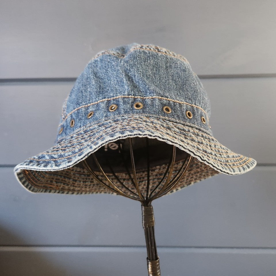 Y2K Denim Bucket Hat