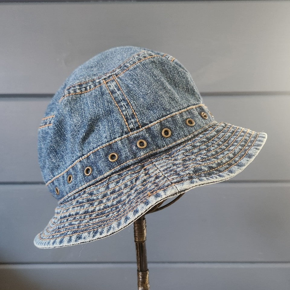 Y2K Denim Bucket Hat