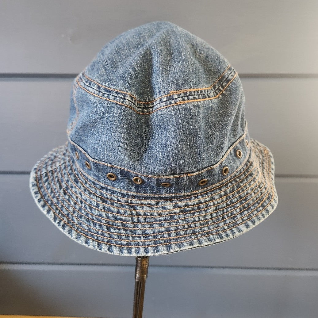 Y2K Denim Bucket Hat