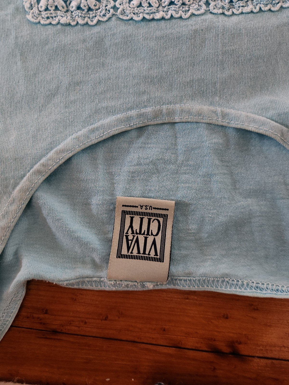 90s Blue Grandmacore TShirt Dress