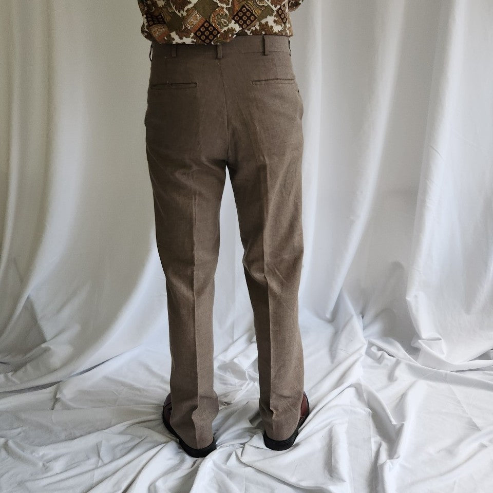 80s Tan Trousers