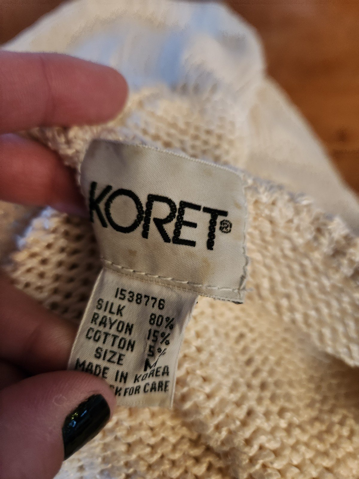 90s/Y2K Summer Silk Sweater