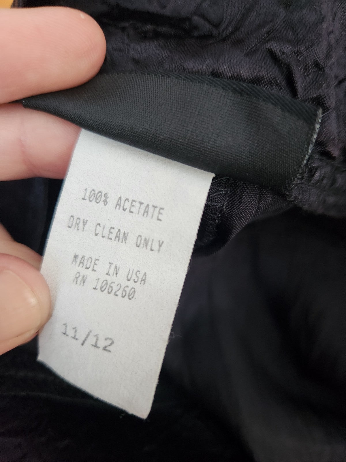 Y2K Black Satin Cargo Pants