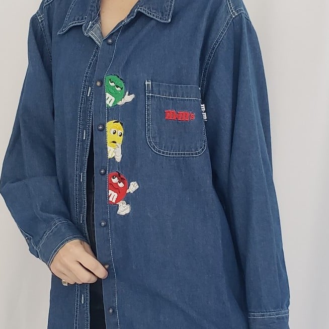 90s m&m's Button Down Shirt