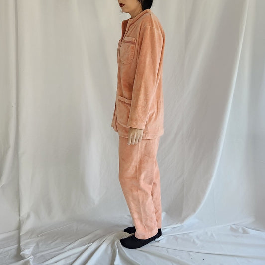 90s Pink Terrycloth Sweat Set