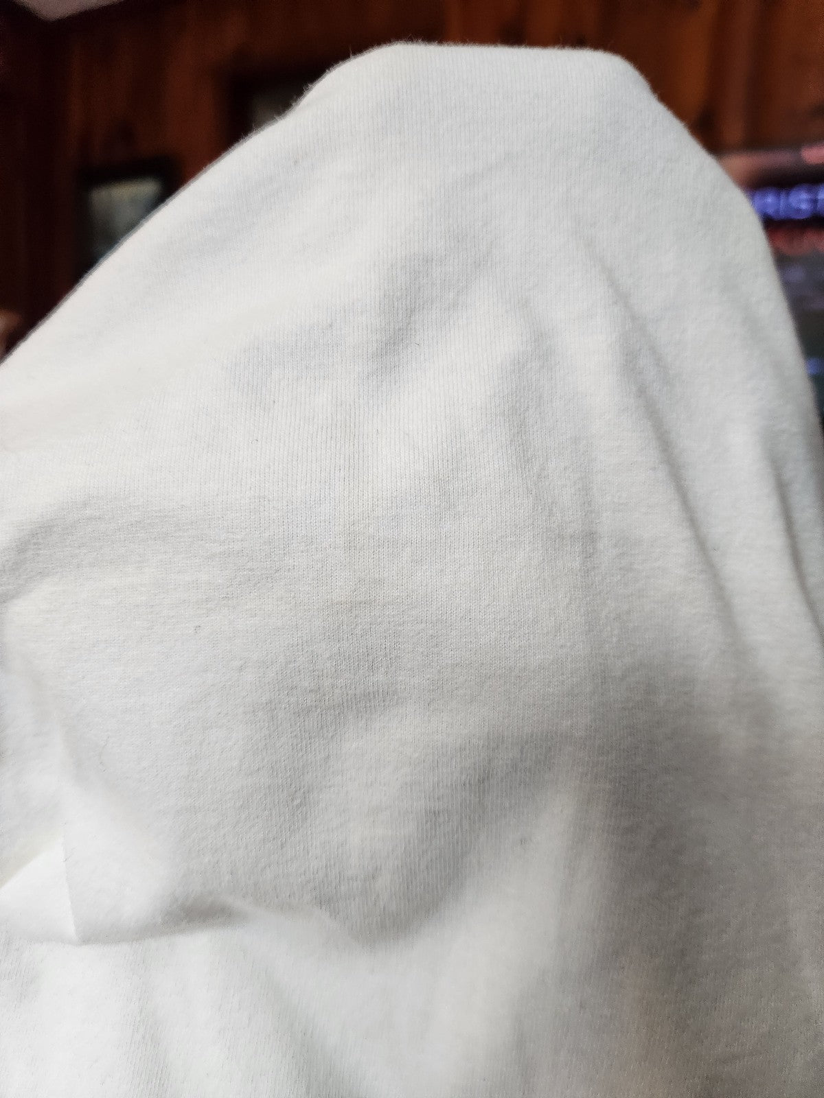 90s Apple Tree White Mock Neck Shirt