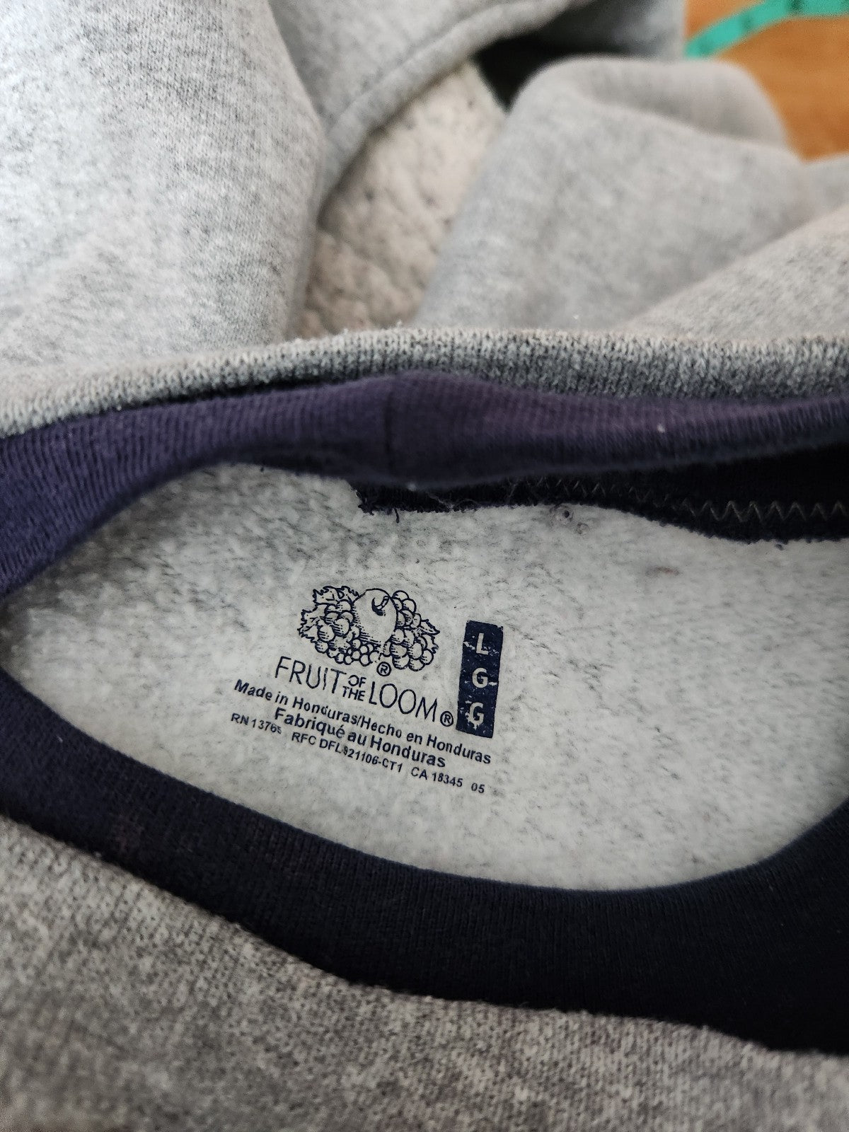00s Gray Patchwork Sweatshirt