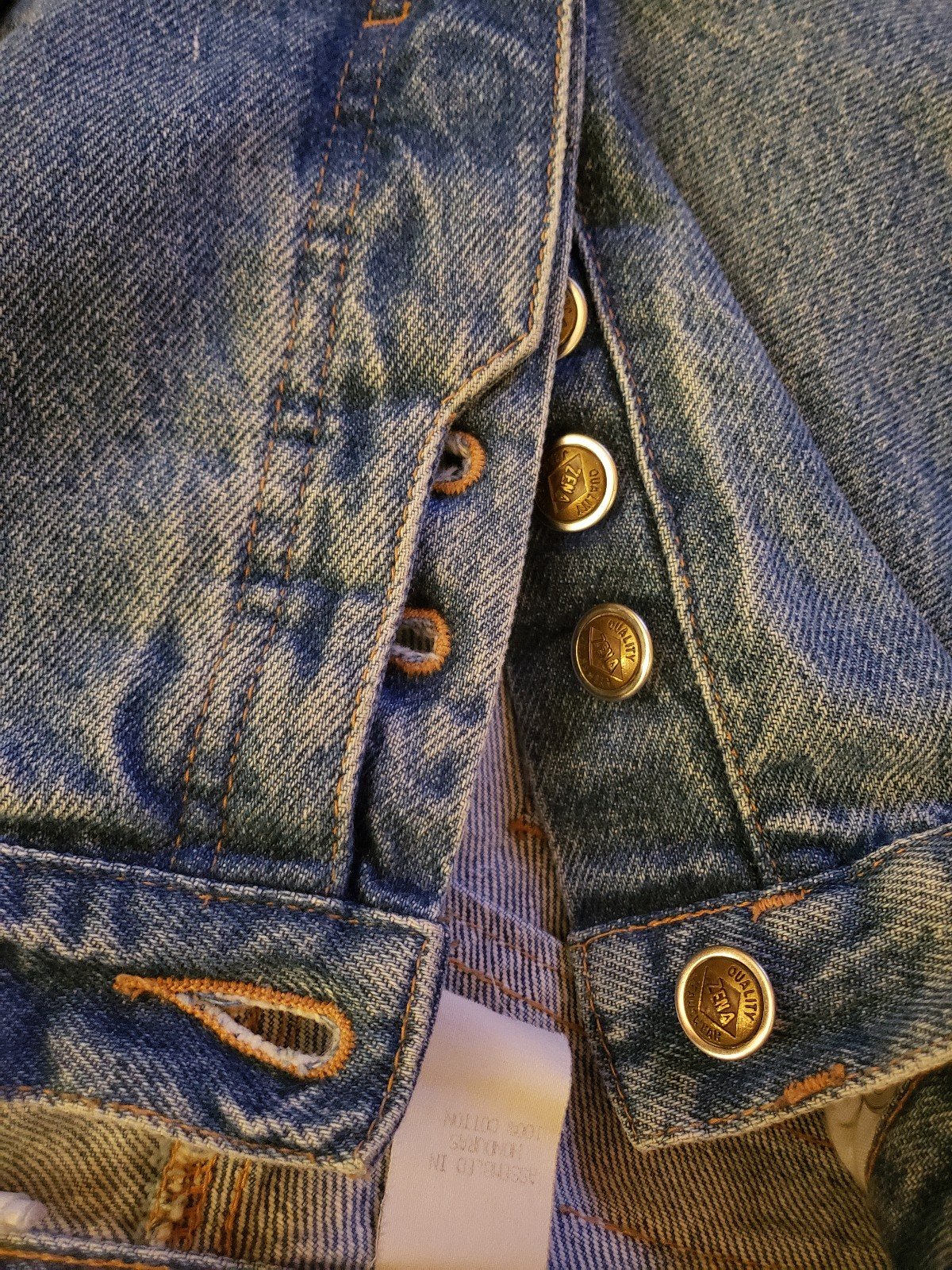 80s High Rise Button Fly Jeans