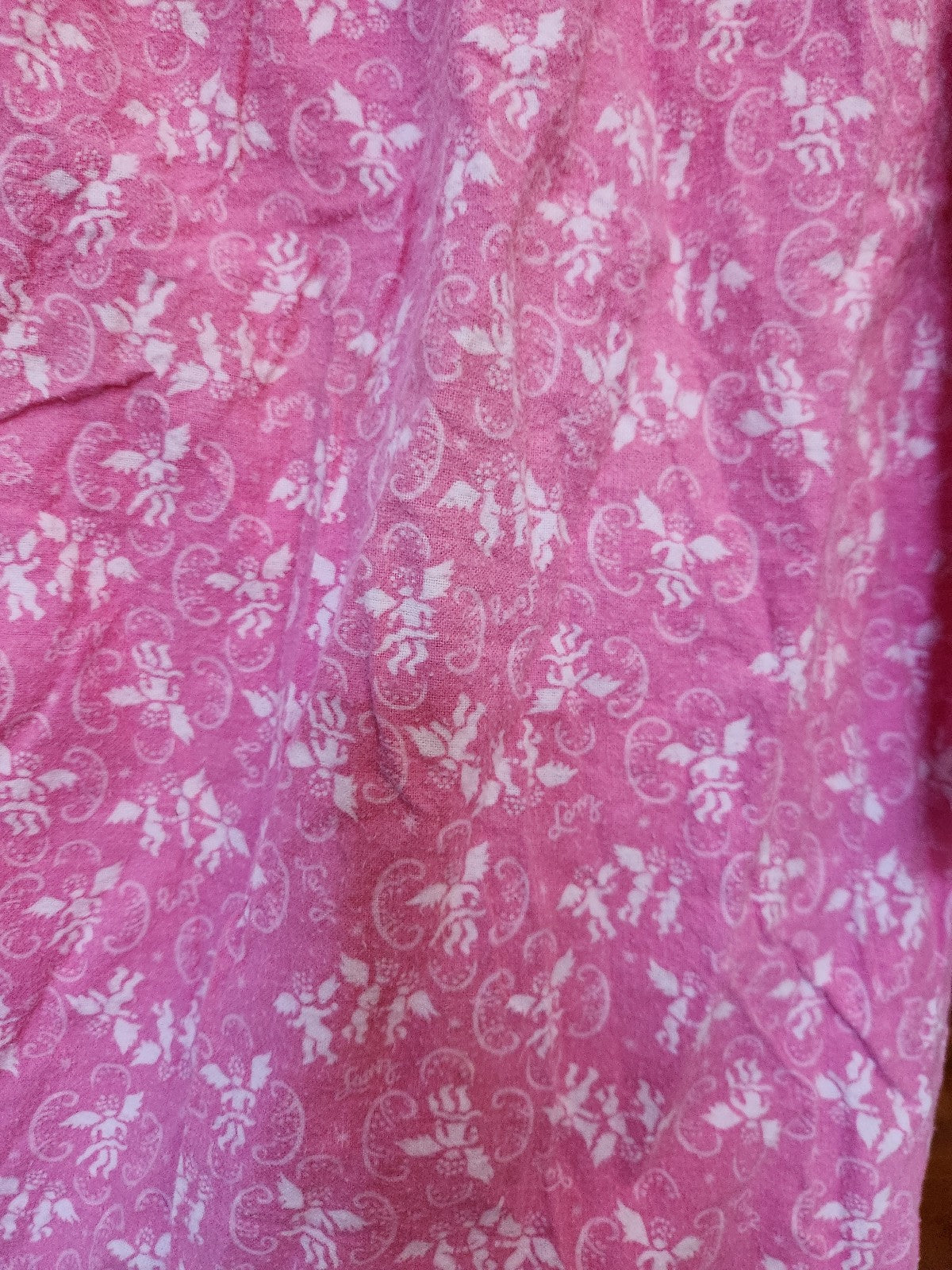 70s/80s Pink Flannel Nightgown