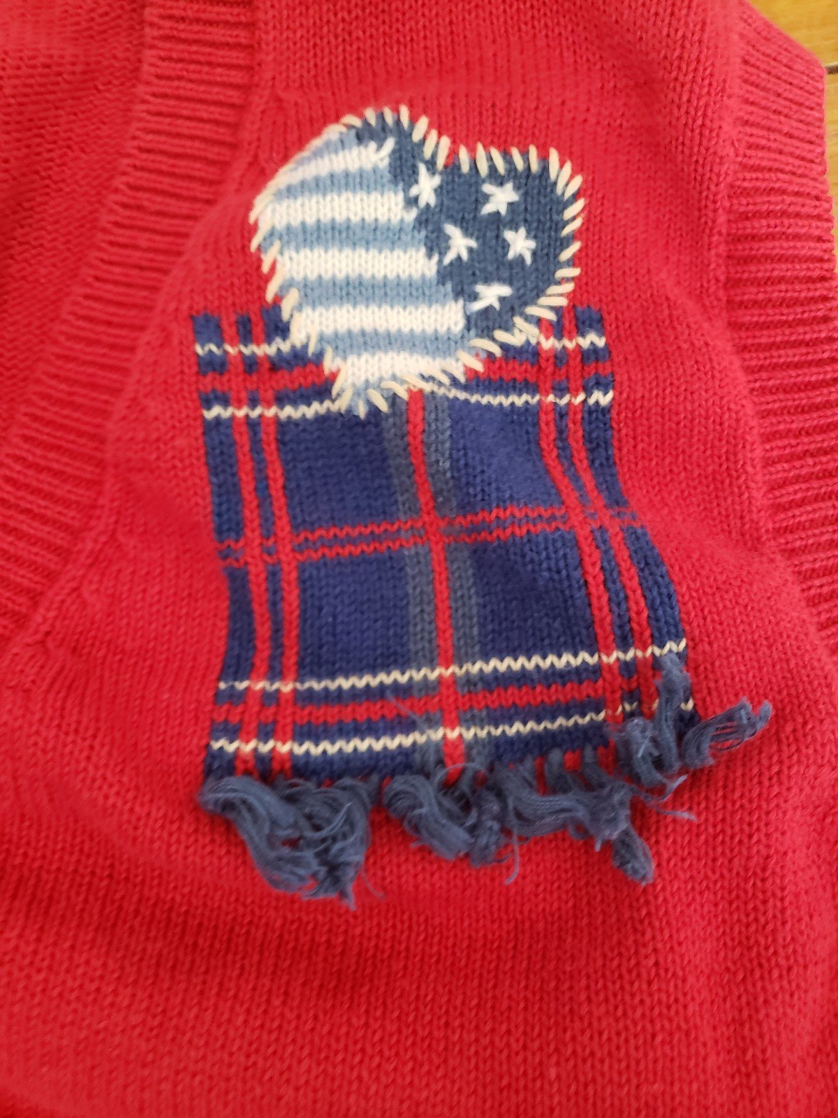 90s Teddy Bear Sweater Vest