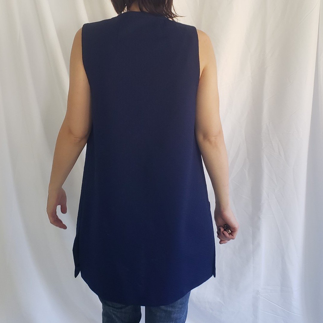 70s Blue Handmade Vest