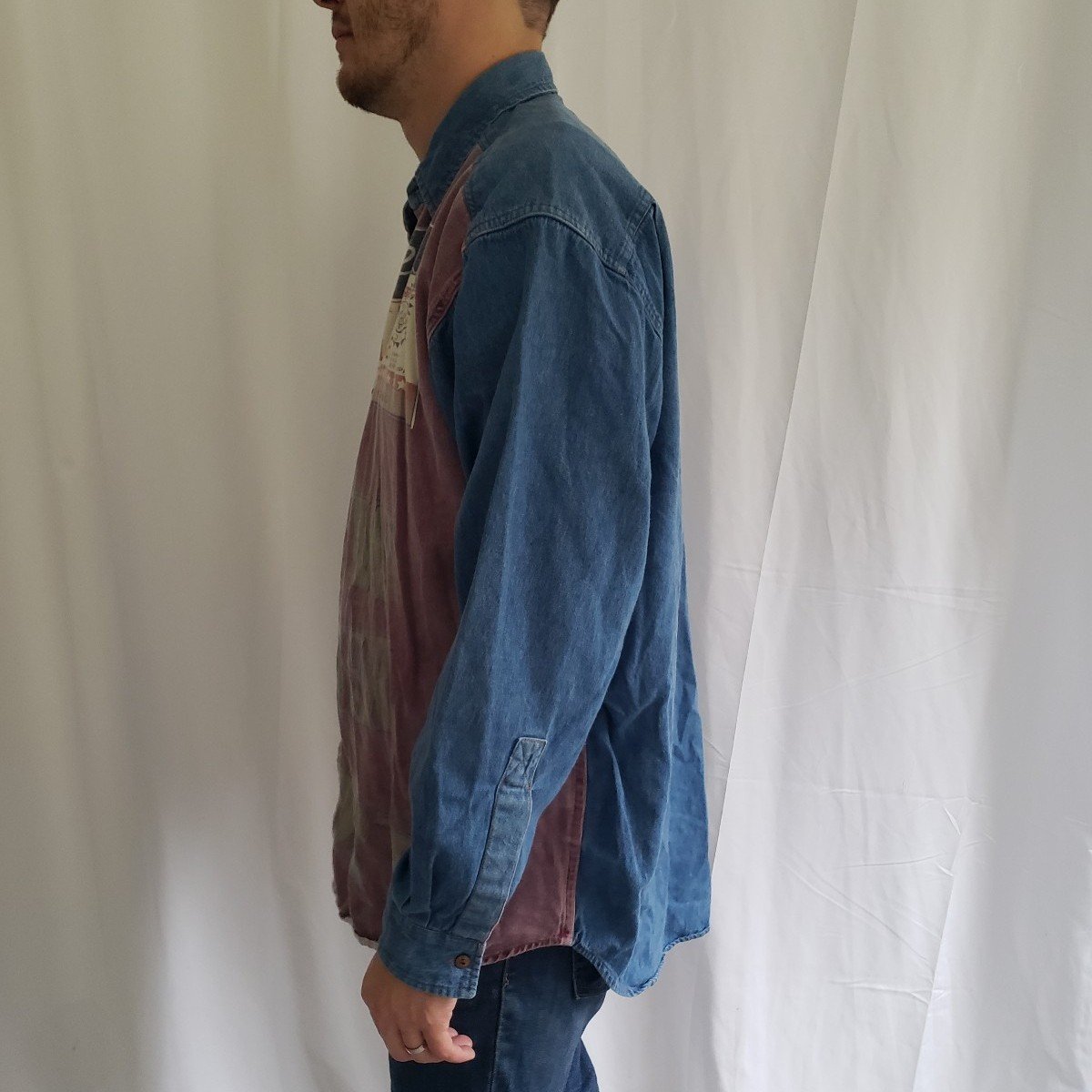 90s Denim Button Down Shirt