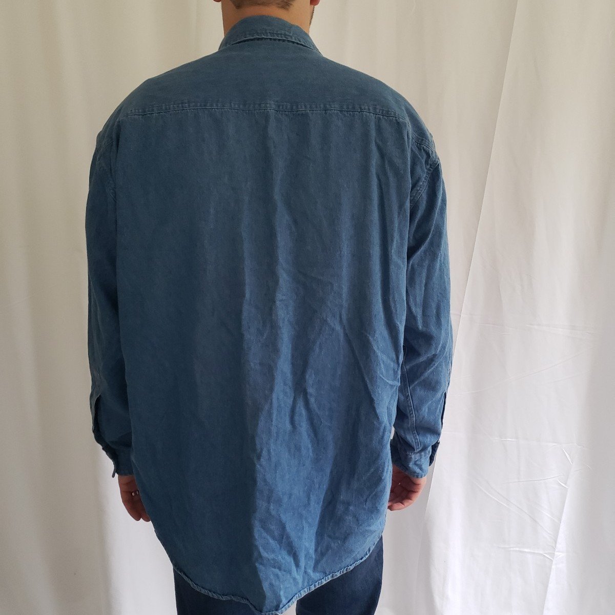 90s Denim Button Down Shirt