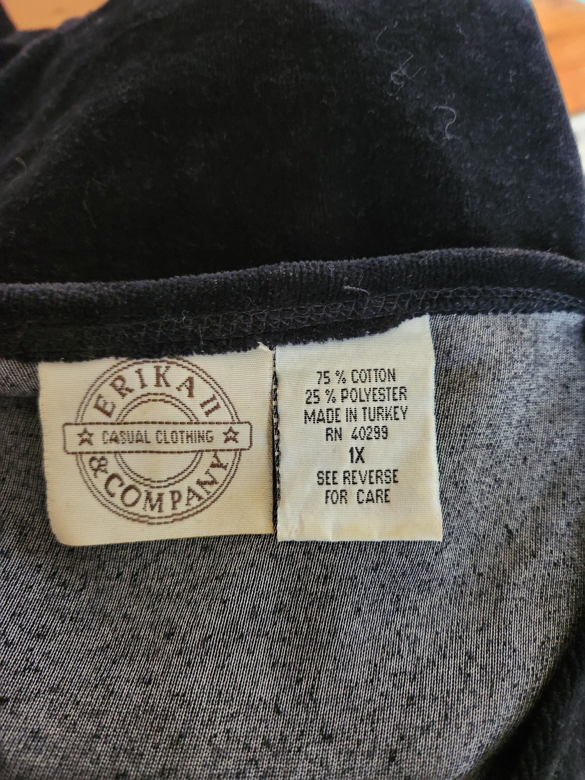 90s Black Velour Midi Dress