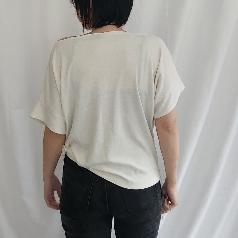 80s White and Green High Energy Tee