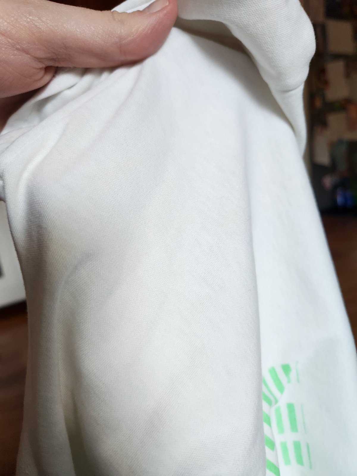 80s White and Green High Energy Tee