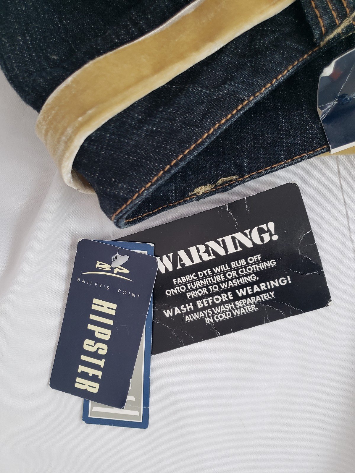 Y2K Deadstock Dark Wash Low Rise Jeans