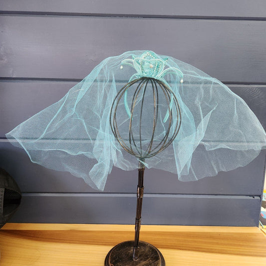 60s Blue Crown Hairpiece