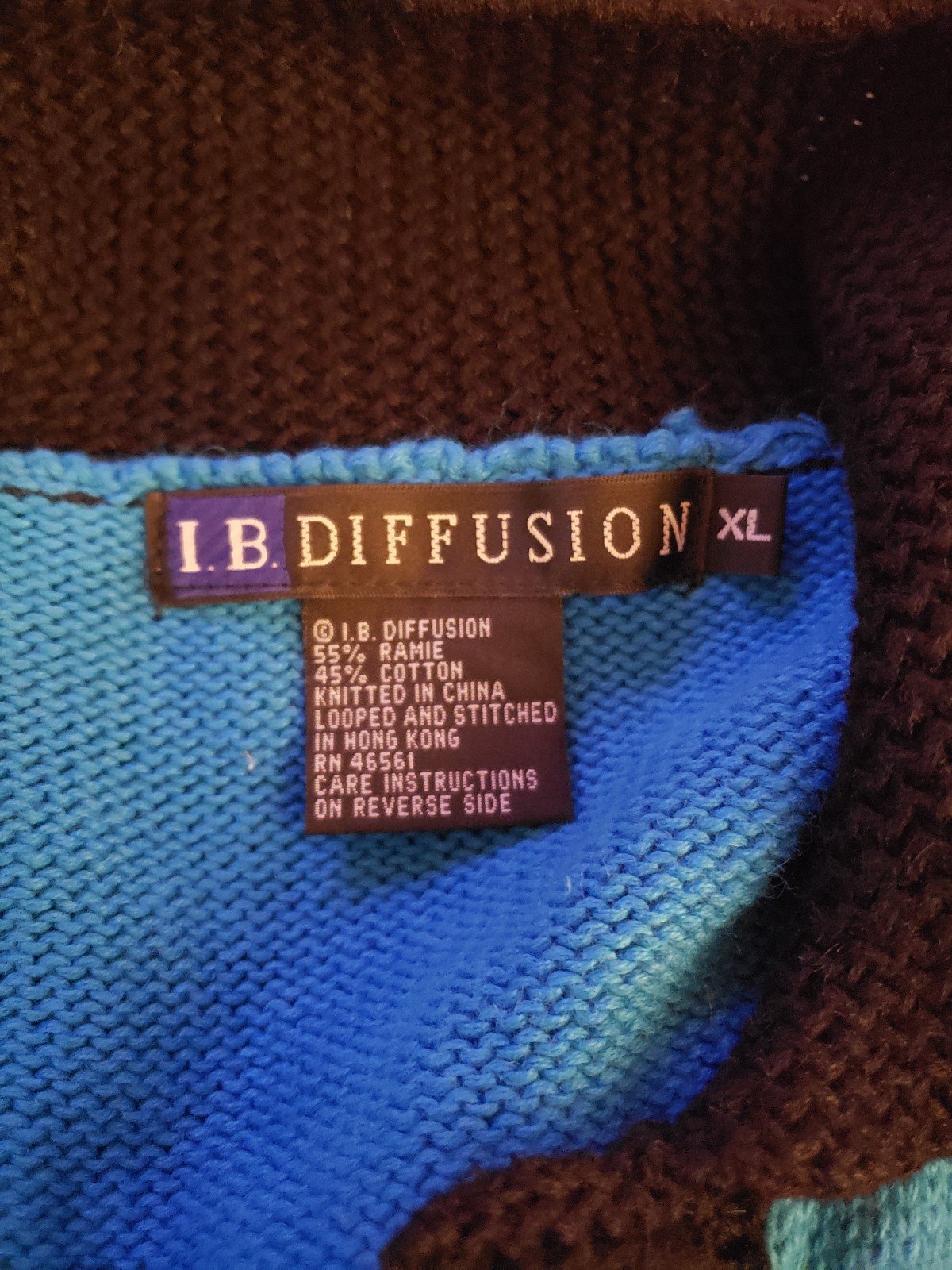 90s I.B. Diffusion Maritni Novelty Cardigan