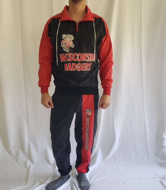 90s Black and Red Leisure Set