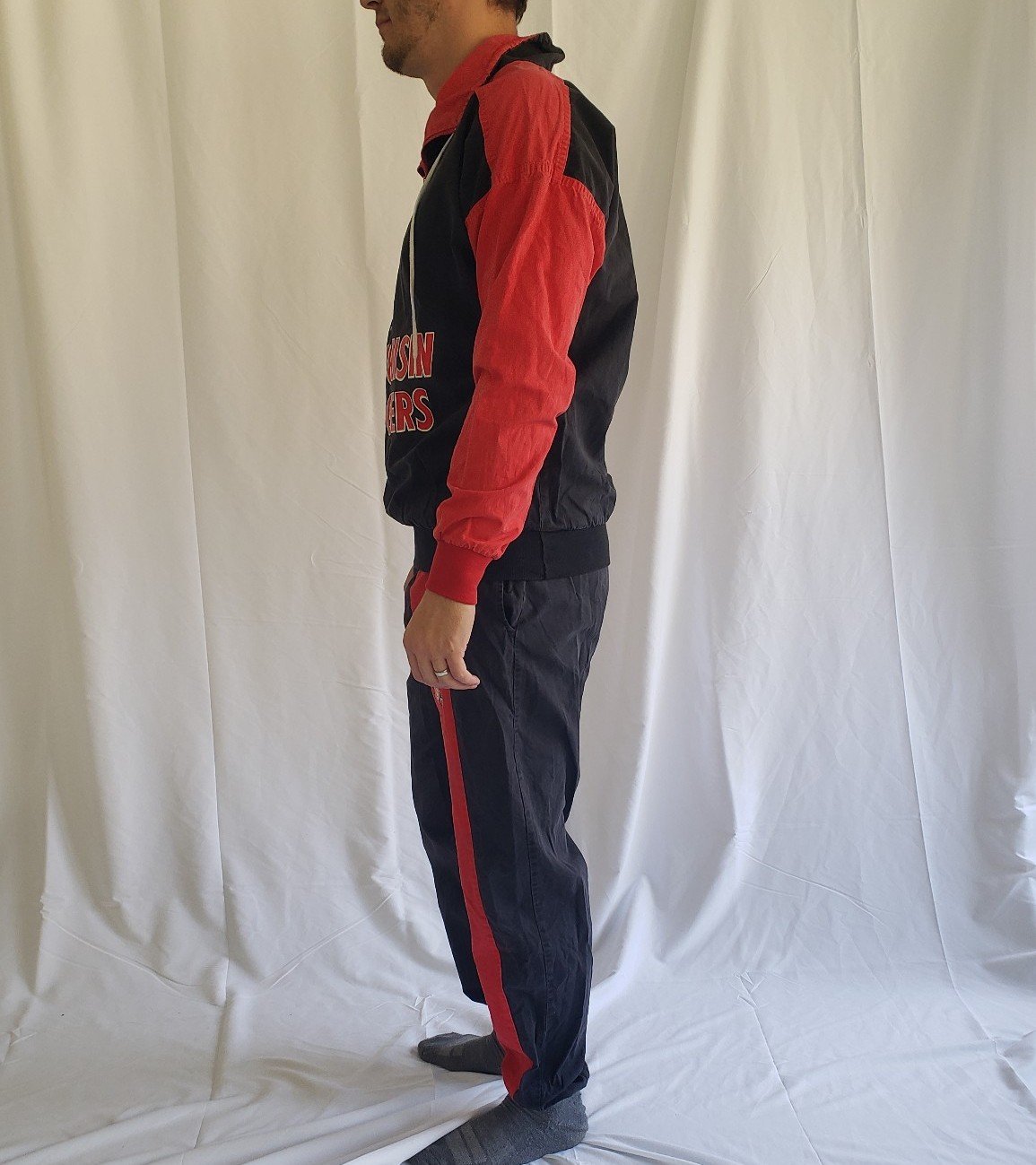 90s Black and Red Leisure Set