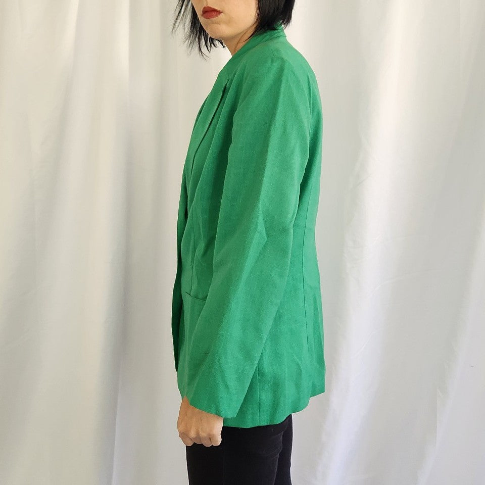 80s Green Blazer
