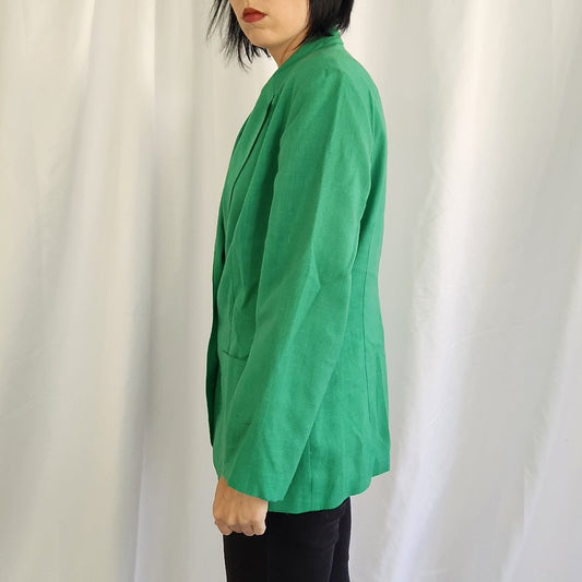80s Green Blazer