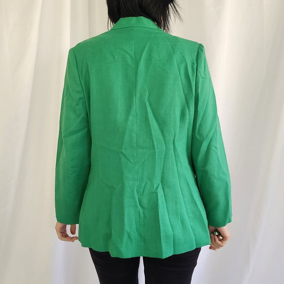 80s Green Blazer
