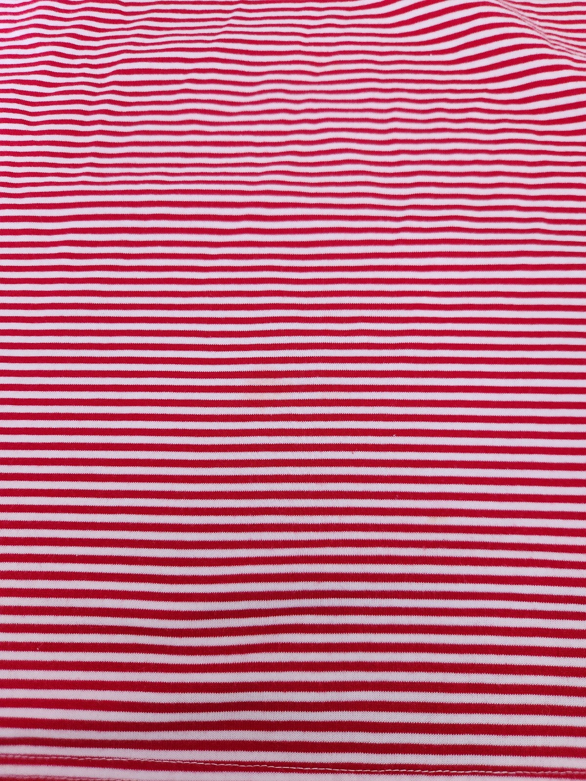 90s Red and White Striped Tee