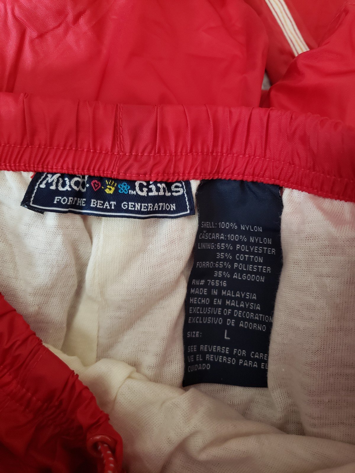 Y2K Deadstock Mudd Zip Off Windpants
