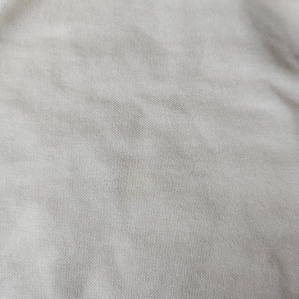 70s Cream and Brown Dagger Collar Shirt