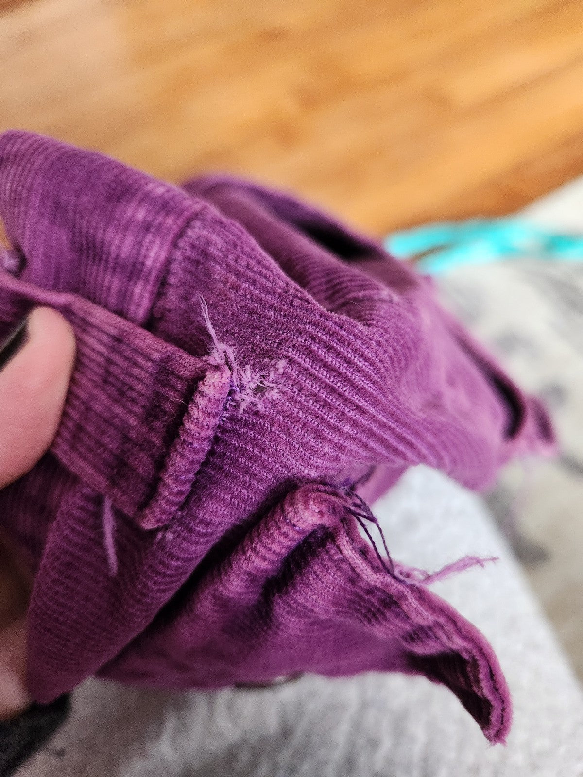 70s Purple Corduroy Pants