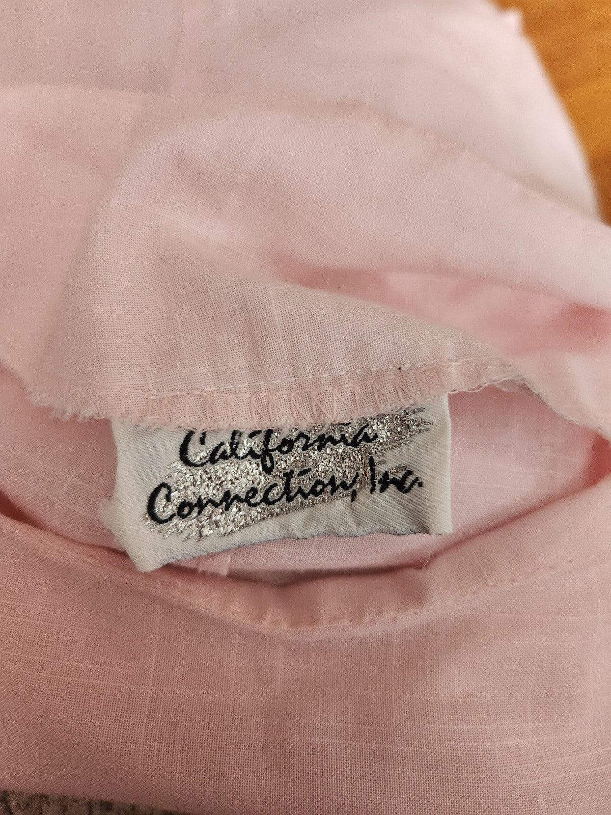 80s Pink Boxy Polycotton Top