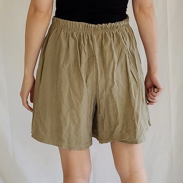 90s Tan Cotton Skort