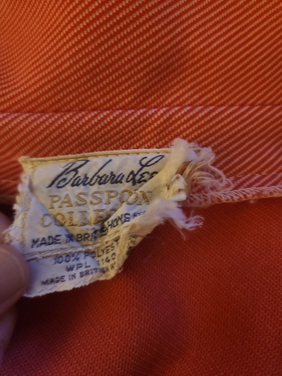 70s Red and White Pinstripe Jacket