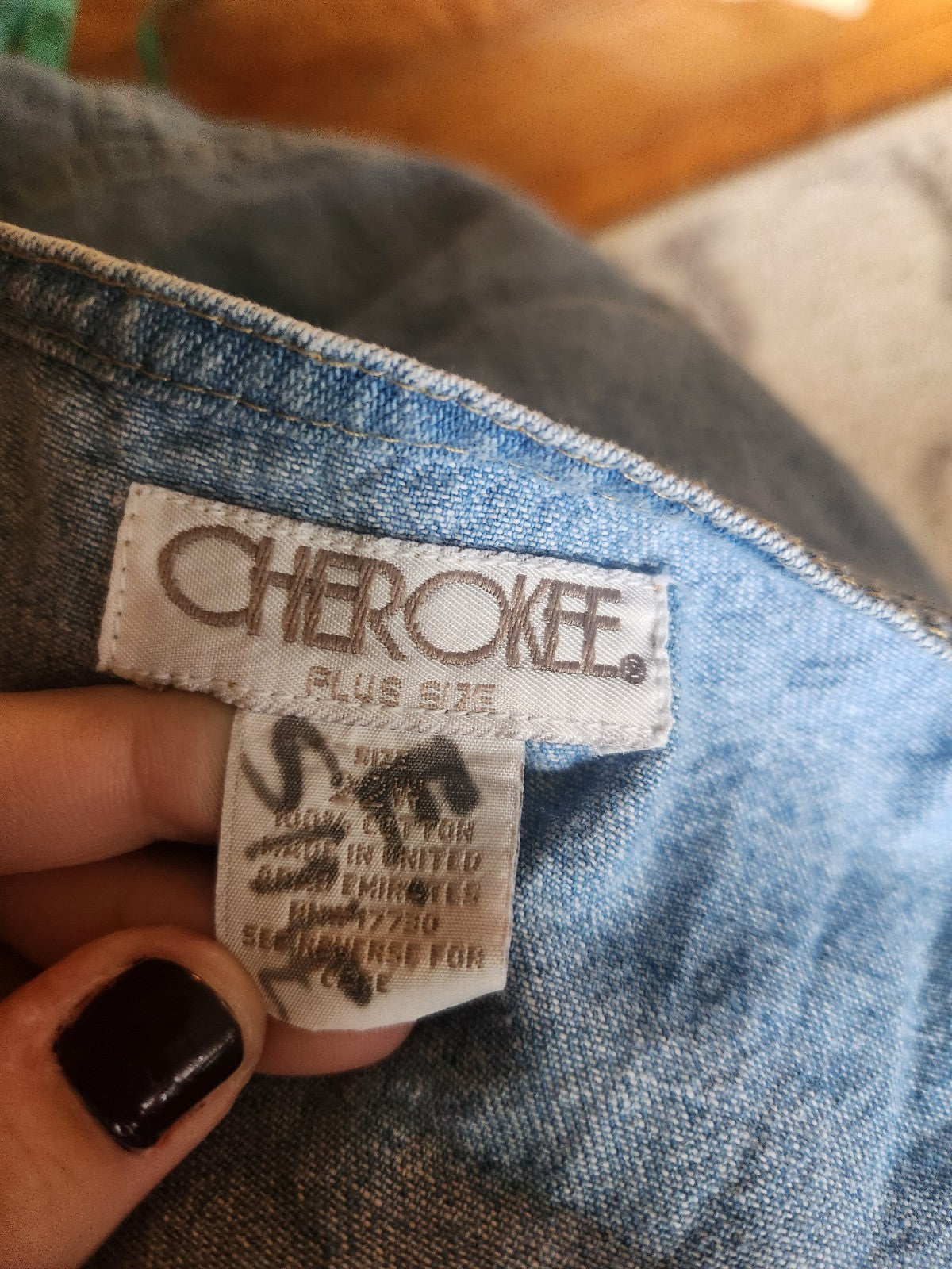 90s/00s Denim Jumper Dress